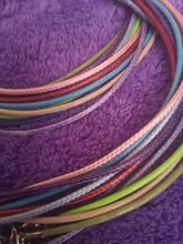 10 unids/lote 2 mm de cuero Real hecho a mano ajustable trenzado collares de cuerda y amuletos colgantes resultados langosta cierre cable cadena