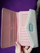 Bolso de moda sobre las mujeres cartera Color 3 veces flores de impresión de la PU billetera de cuero largo damas embrague monedero teléfono monedero