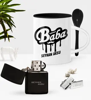 Personalized Hero Dad With Spoon Cup Cigarette Lighter Cufflink Set
Personalized Hero Dad With Spoon Cup Cigarette Lighter Cufflink Set