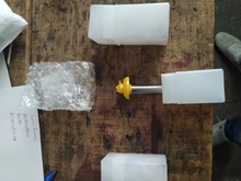 1Pc de 45 grados de bloqueo de broca para ranuradora de inglete 6mm 1/4 mango madera Tenon herramienta de corte de fresado perforación fresado para madera aleación de carburo