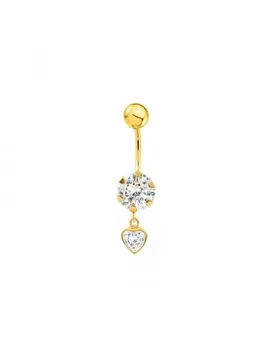 Piercing Gold Navel claw 6 mm Heart 5 mm (9kts)
Piercing Gold Navel claw 6 mm Heart 5 mm (9kts)