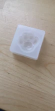 Moldes UV de silicona con forma de pata de oso para joyería, 1 pieza, DIY