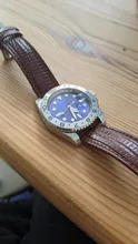 Bisel de acero ranurado, inserto de 38x30,6mm para piezas de bisel de reloj SEIKO SKX007 SRPD
