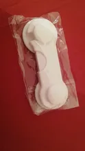 Cerradura de seguridad para gabinete de niños, Protector de seguridad para puerta de cajón, de plástico, 1 ud.