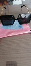GISAEV-Gafas de sol de gran tamaño con marco cuadrado para conducción, lentes clásicas con forma de letras D de moda populares con protección contra los rayos UV