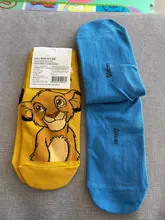 De dibujos animados de Disney Simba Dumbo calcetines jabalí Mickey Minnie Pato Donald Stitch impresión calcetín divertido primavera otoño corto Anime barco calcetín