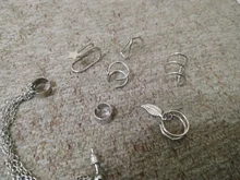 Pendientes bohemios de estrella y oro sin Piercing para mujer y hombre, aretes de Clip para la oreja de cartílago falso Simple, joyería con Clip