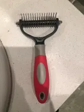 Pet Hair Removal Comb for Dog Cat Detangler Fur Trimming Dematting Deshedding Deshedding