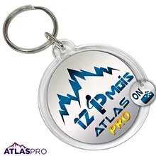 Keychain round plastic ATLAS PRO and acrylic, new, with Photo frame, insert yourself Keychain round plastic ATLAS PRO and acrylic, new, with Photo frame, insert yourself