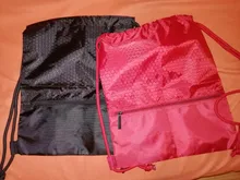 2019 el más nuevo hombre caliente de las mujeres Cadena de poliéster cordón mochila saco con cincha bolso para el gimnasio de la escuela bolsa de deporte