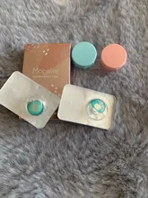 Lentillas de colores verdes para fiestas de Halloween, lentes de contacto de ojos coloridas para Cosplay