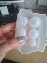 Molde de bola de estrella de silicona, esfera de Gel, gota de cristal, 25, 20, 15mm, multi-tamaño, nuevo