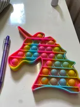 Juguete sensorial antiestrés para niños y adultos, juguete antiestrés para el autismo, con burbujas de empuje, divertido