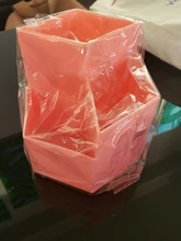 Portalápices de escritorio multifunción, estuche de almacenamiento para oficina y escuela, caja de plástico colorida, organizador creativo de lápices, accesorios