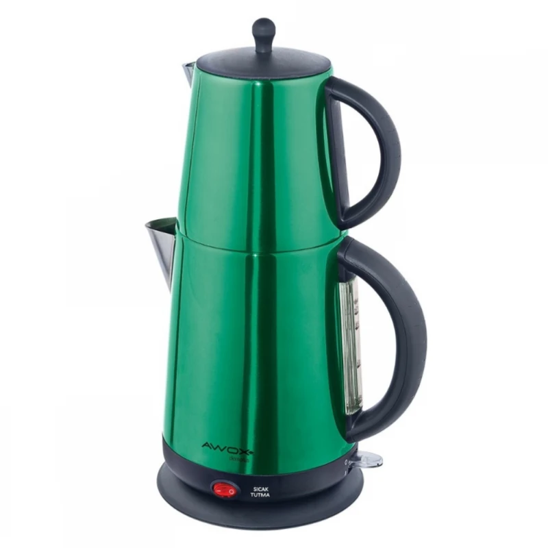 New !!! Stainless Steel Turkish Tea Maker Automatic Electric Machine Tea Pot With Hidden Resistance-Multiple Colors Available !
New !!! Stainless Steel Turkish Tea Maker Automatic Electric Machine Tea Pot With Hidden Resistance-Multiple Colors Available !