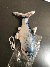 Gato cargador USB juguete interactivo de disquete pez gato realista juguete de gatos domésticos masticar morder juguetes suministros para mascotas gatos perro de juguete