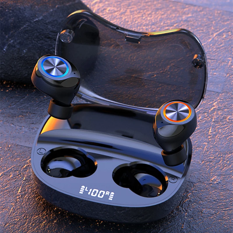 TWS Bluetooth Earbud Earphone 2000mAh Charging Box Headset Handsfree Noise Stereo Microphone Wireless Invisible Touch Control
TWS Bluetooth Earbud Earphone 2000mAh Charging Box Headset Handsfree Noise Stereo Microphone Wireless Invisible Touch Control