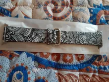 Correa para apple watch 5 4/3/2/1 38MM 40MM, correa de cuero Floral para apple iWatch Series 5 4/3/2/1 42 44MM