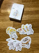 Mohamm mes liebre lindo hojas para diario Mini pequeña bala decoración Kawaii pegatinas Scrapbooking agenda de papelería