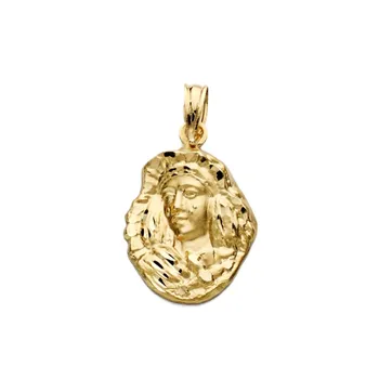 18k gold pendant silhouette 20mm. Virgin Hope of Triana carved
18k gold pendant silhouette 20mm. Virgin Hope of Triana carved
