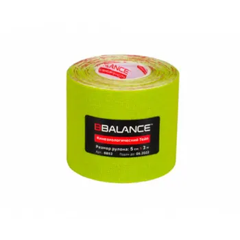 Kinesio teip bbalance (5 cm * 3 m) lime
Kinesio teip bbalance (5 cm * 3 m) lime