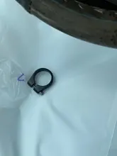 De aleación de aluminio de sujeción sillín bicicleta 28,6/31,8/34,9mm abrazadera del tubo de asiento MTB tubo de sillín de bicicleta abrazadera de sillín