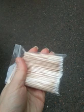 Hisopos de algodón y madera palo para limpieza de oídos de labios delineador de ojos tatuaje maquillaje cosméticos herramientas joyería limpio palos brotes