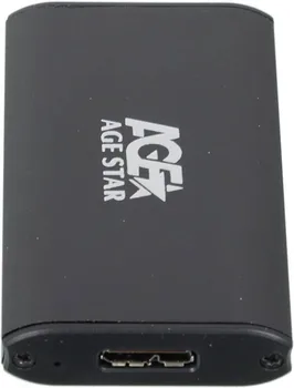 External case for SSD mSATA agestar 3ubms1 USB 3.0 plastic/aluminum silver
External case for SSD mSATA agestar 3ubms1 USB 3.0 plastic/aluminum silver