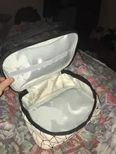 Bolsa de maquillaje transparente multifunción para viaje, organizador de artículos de tocador con diamantes de moda, resistente al agua, almacenamiento de maquillaje para mujer