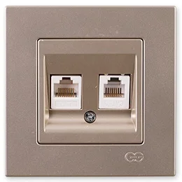 PnpnElectrıc Gns Eqona Metallic Beige Data + Numerical Socket (RJ45 Cat5 + Cat3) Data + Telephone Socket
PnpnElectrıc Gns Eqona Metallic Beige Data + Numerical Socket (RJ45 Cat5 + Cat3) Data + Telephone Socket
