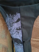 Conjunto de Bikini con vendaje de Bandeau para mujer, Bikini con estampado de dragón chino, ropa de baño brasileña con Push-Up, ropa de playa, bañador 2021