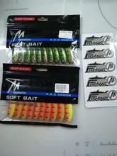 MEREDITH caníbal 80mm 100mm 125mm cebo Artificial suave cebos de pesca leurre shad de cebo T cola Wobblers