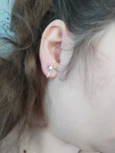Pendientes de Clip de copos de nieve de estilo coreano para mujer, pendientes sin Piercing de cristal, joyería de moda 2020, pendiente sin orificio de oreja