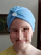 Toalla de secado de cabello de microfibra, turbante, gorro para moño de ducha, torre de baño seca