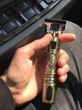 Cortadora de pelo eléctrica para hombre, afeitadora recargable por USB de 0mm, recortadora de barba profesional, Máquina para cortar Cabello, barbería, novedad de 2021