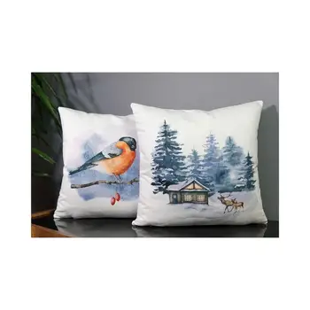Pilloveland Double Side Printed Winter Patterned 2 Piece Suede Cushion Cover
Pilloveland Double Side Printed Winter Patterned 2 Piece Suede Cushion Cover