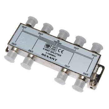 Divider 8 outputs 5-1000 MHz CADENA. Splitter on 8. Used for TV signal Division on 8
Divider 8 outputs 5-1000 MHz CADENA. Splitter on 8. Used for TV signal Division on 8