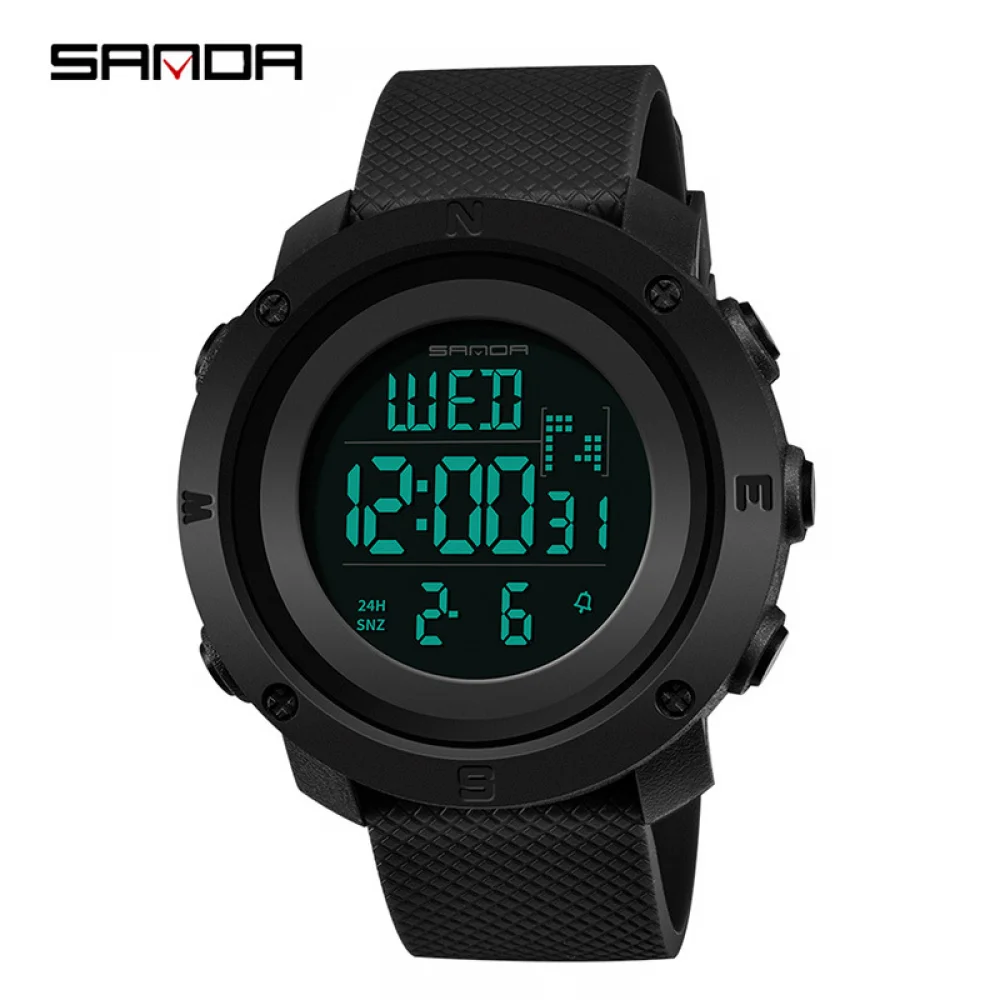 SANDA Digital Watch Trend Digital Simple Luminous Alarm Calendar Countdown Sports Watches Waterproof Plastic Mirror Wrist Watch
SANDA Digital Watch Trend Digital Simple Luminous Alarm Calendar Countdown Sports Watches Waterproof Plastic Mirror Wrist Watch