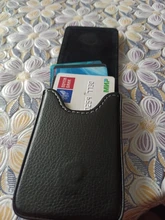 Tarjetero de cuero Pu para hombre y mujer, funda de Metal para tarjetas de crédito, venta al por mayor