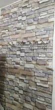 Self-Adhesive Wallpaper Stickers Brick Tv Background Stone Vinyl Living-Room PVC Bedroom