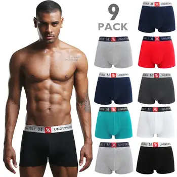 Doublem, Pack 9 pc Briefs Boxer, Cotton's, with tight elastic, no Tag, to hombres, Size S, M, L, XL
Doublem, Pack 9 pc Briefs Boxer, Cotton's, with tight elastic, no Tag, to hombres, Size S, M, L, XL