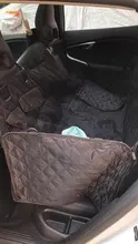Impermeable resistente a los arañazos Protector para asiento de coche para perros antideslizante auto asiento trasero Protector cómodo mascotas hamaca colchón proteger los perros perros accesorios suministros de perro