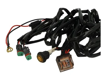 Wiring Kit 12V with switch relay 80A fuse 30A with double connectors DT for installation Led Bar on Jeep fuoristra
Wiring Kit 12V with switch relay 80A fuse 30A with double connectors DT for installation Led Bar on Jeep fuoristra