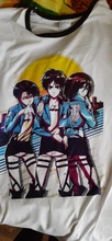 Camiseta informal de Attack on Titan Shingeki No Kyojin para hombre, disfraces de Anime de moda, camiseta de Hip-Hop, camisetas geniales para hombre