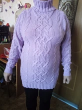 Jersey de cuello alto grueso con dos solapas para mujer, suéter de hilo grueso Retro, ropa de invierno MMY120352, 2021