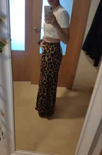 Leopard Print Skirts ZANZEA Long Casual Women Summer Elastic Party Fashion Female Loose