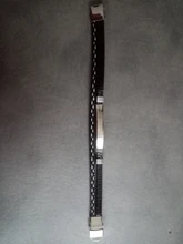 Vnox-pulsera de cuero multicapa para hombre y mujer, brazalete de acero inoxidable personalizable, personalizado, informal