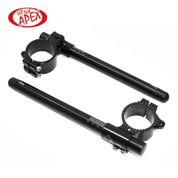 CNC 53mm Fork Tube 7/8 Inch Motorcycle Clip-ons Clip on Handlebars For Ducati 748 848 916 996 1098 1198
CNC 53mm Fork Tube 7/8 Inch Motorcycle Clip-ons Clip on Handlebars For Ducati 748 848 916 996 1098 1198