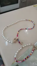 Pulseras coloridas cuentas de semillas para mujer, brazaletes bohemios de perlas ovaladas, joyería de playa, regalos de fiesta, L181