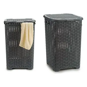 Laundry Basket Grey Plastic (32 x 54 x 39 cm) 45 L
Laundry Basket Grey Plastic (32 x 54 x 39 cm) 45 L